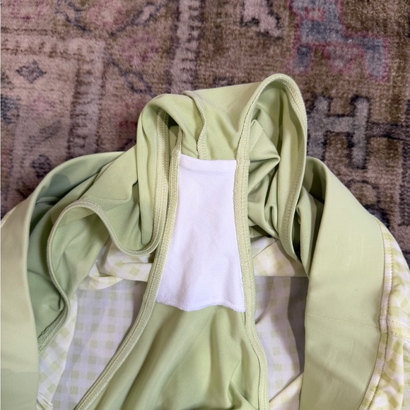 SOLD DO NOT BUY
ALO Yoga Light Green Checkered Mini Skirt - Picture 4 of 5